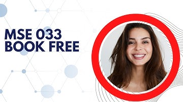 MSE 033 BOOK FREE