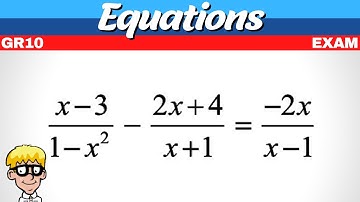 Exam Equations Grade 10