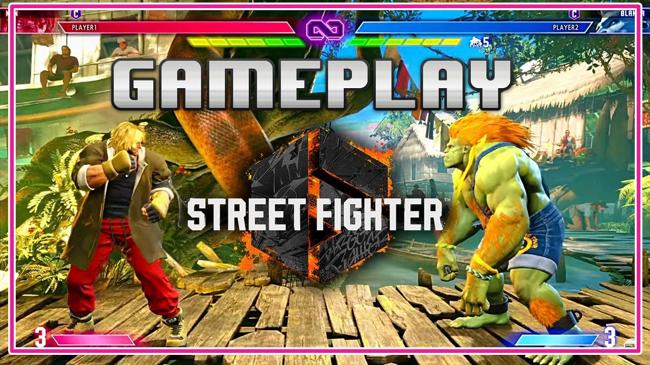Vídeo de gameplay do Blanka no Street Fighter V