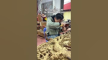 Tranh gỗ điêu khắc thủ công, tranh gỗ Bùi Gia đục tay cao cấp: Sự chăm chỉ của Bùi Gia