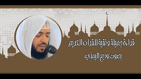 (أروع تلاوة لتهدئة الأعصاب والنفوس تقشعر لها الأبدان😴 - القارئ( وديع اليمني