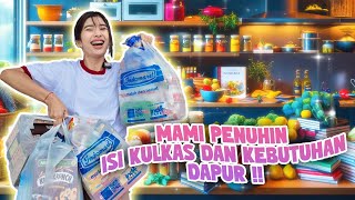 MOMMY DOES MONTHLY SHOPPING TO FILL THE FRIDGE AND KITCHEN!! UNTIL IT SPENT MILLIONS OF RUPIAH😱 #...