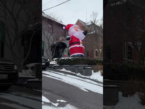 Santa Claus Street Kringlewood Inglewood Dr Toronto Dec 15, 2025