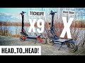 DUALTRON X VS TECHLIFE X9 (ZERO11X) SCOOTER COMPARISON !!! 80+ km/h eScooters!