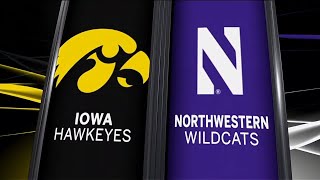 Iowa at Northwestern - Football Highlights