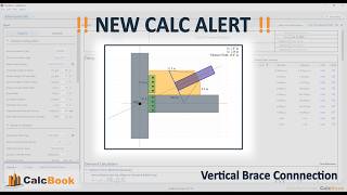 NEW CALC ALERT | Vertical Brace Connection (UFM)