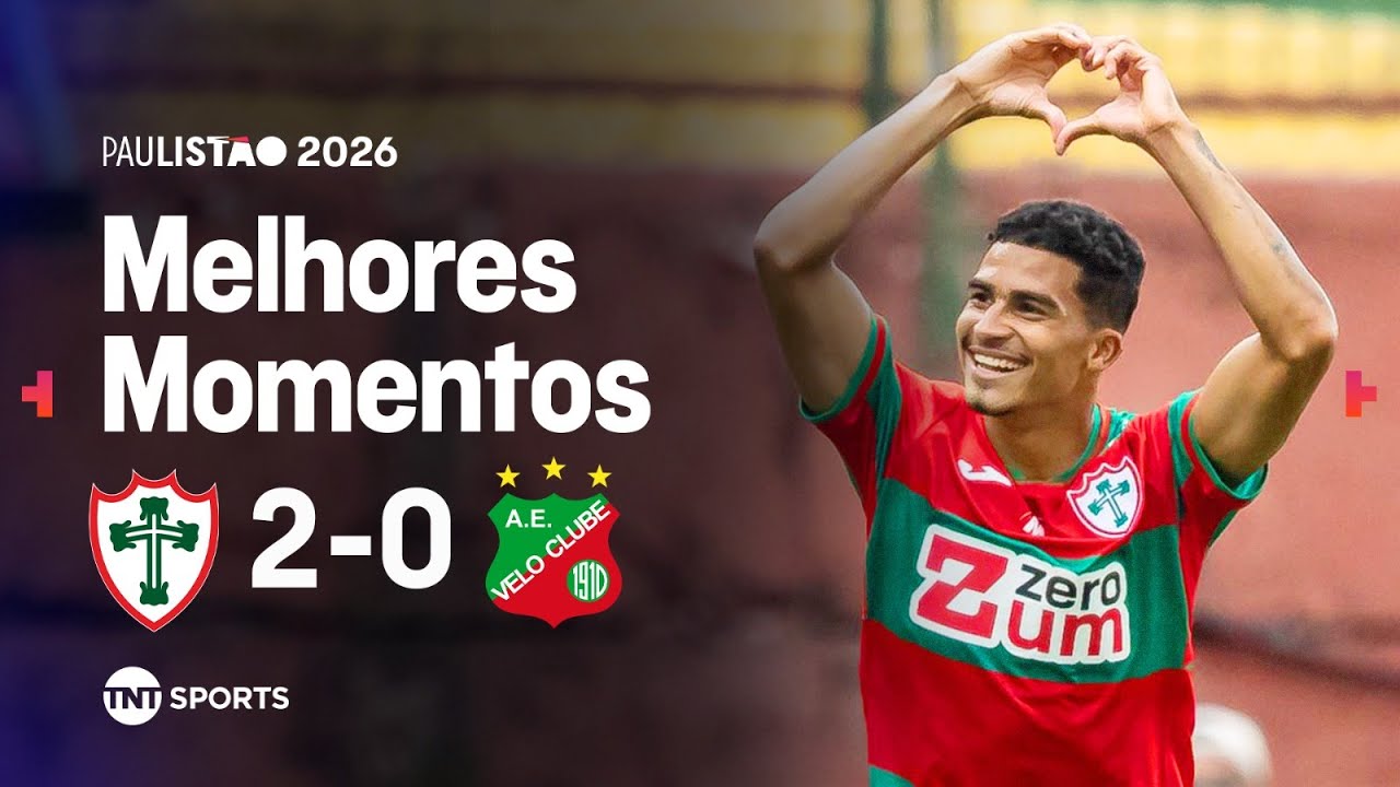 MELHORES MOMENTOS: PORTUGUESA 2X0 VELO CLUBE | PAULISTÃO 2026