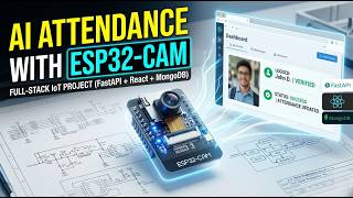 AI-Powered Contactless Biometric Attendance System using ESP32-CAM | Full-Stack IoT Project