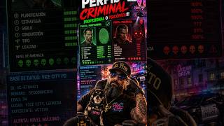 NUEVO SISTEMA PERFIL CRIMINAL PROFESIONAL O PSICOPATA!!! GTA VI