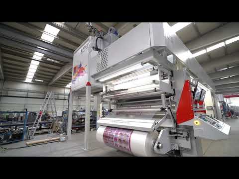 Nextack Semi Gearless Stack Type Flexo Printing Machine