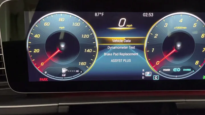 2020- Mercedes GLE service Reset