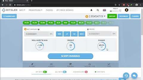 New bitsler script 2020 BTC