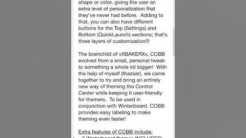 CCButtonBorder CCBB: Modifier le Contrôle Center