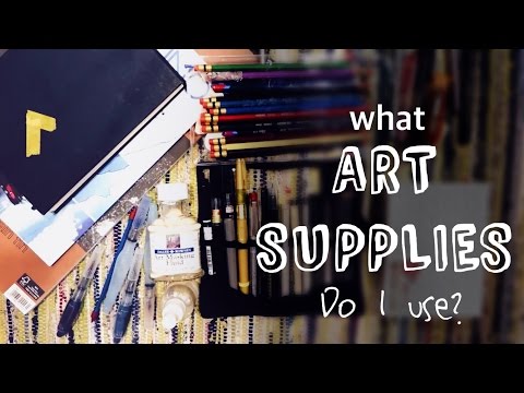 What art supplies do I use?