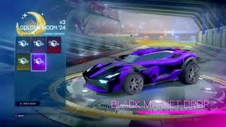 Season Rewards + Golden Moon ‘24 (BLACK MARKET PULLS) #rocketleague