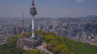 Asian countries and capital cities from drone