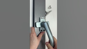How to install casement window handle?#windowhandle #aluminiumhandle