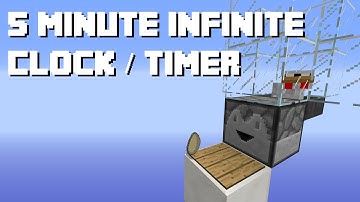 Minecraft:  5 Minute Infinite Clock/Timer
