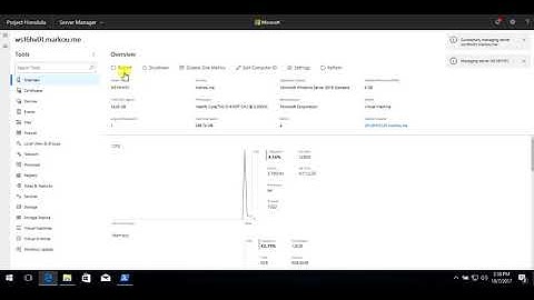 Getting started with Project Honolulu – Part3: Managing Failover Clusters