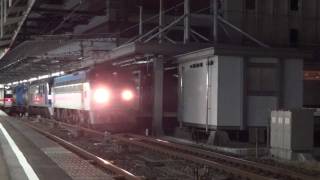 JR貨物 EF66-104+EF210-154 重連(950レ リサーチキャビンコンテナ)名古屋