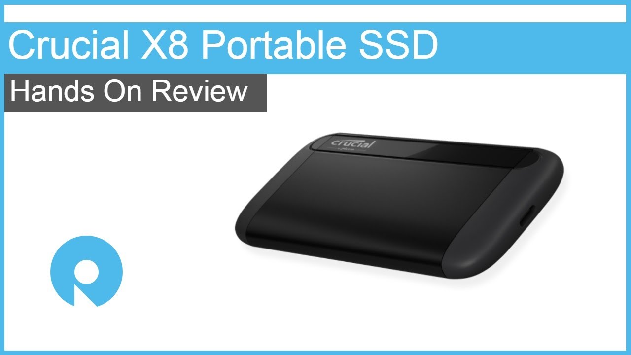 CRUCIAL SSD PORTABLE CRUCIAL X8 - EXTERNE - TYPE C & USB 3.2 (GEN 2)  Capacité 1 To