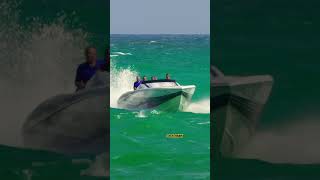 Unbelievable How This Boat Handles Waves #boatsmiami #hauloverinlet #miami #powerboat