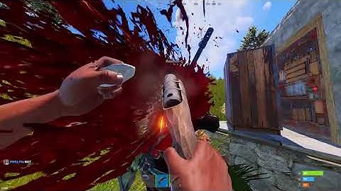 How I got Aks 5 minutes into playing the biggest server in rust