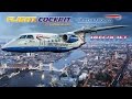 Steep Approach Jet into London City Airport's Short Runway