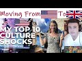 American Reacts Top 10 Culture Shocks moving from the USA to England