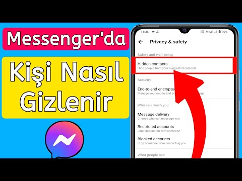 Video: Messenger'da bir konuşmayı arşivlediğinizde ne olur?