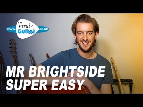 Mr Brightside - Simple acoustic guitar tutorial - The Killers