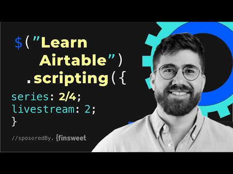 Learn Airtable scripting #2: basics & adding template tasks with Giovanni Briggs