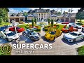 Rich lifestyle  exotic luxury supercars  billionaire life  global visualization