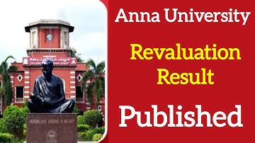 Anna University apr/may 2025 exam revaluation Result Published 👏 
