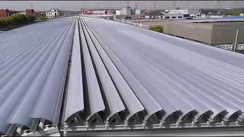 Mái nhôm xếp lật tự động nhập khẩu nguyên chiếc của AGS - thietbitudongAGS.com