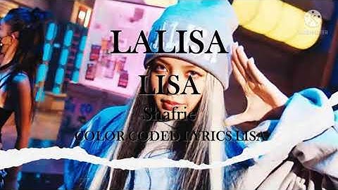 LISA LALISA Lyrics (리사 LALISA 가사) (Color Coded Lyrics)
