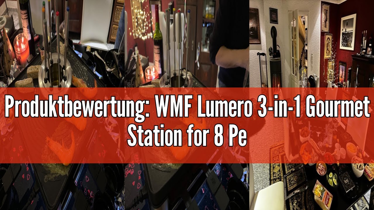 Recensione del WMF Gourmet Station Lumero 3 in 1 in Acciaio Cromargan, Raclette, Fonduta e Griglia E