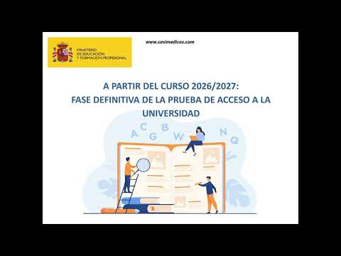 Presentación de la propuesta de nueva prueba de acceso a la universidad para 2023