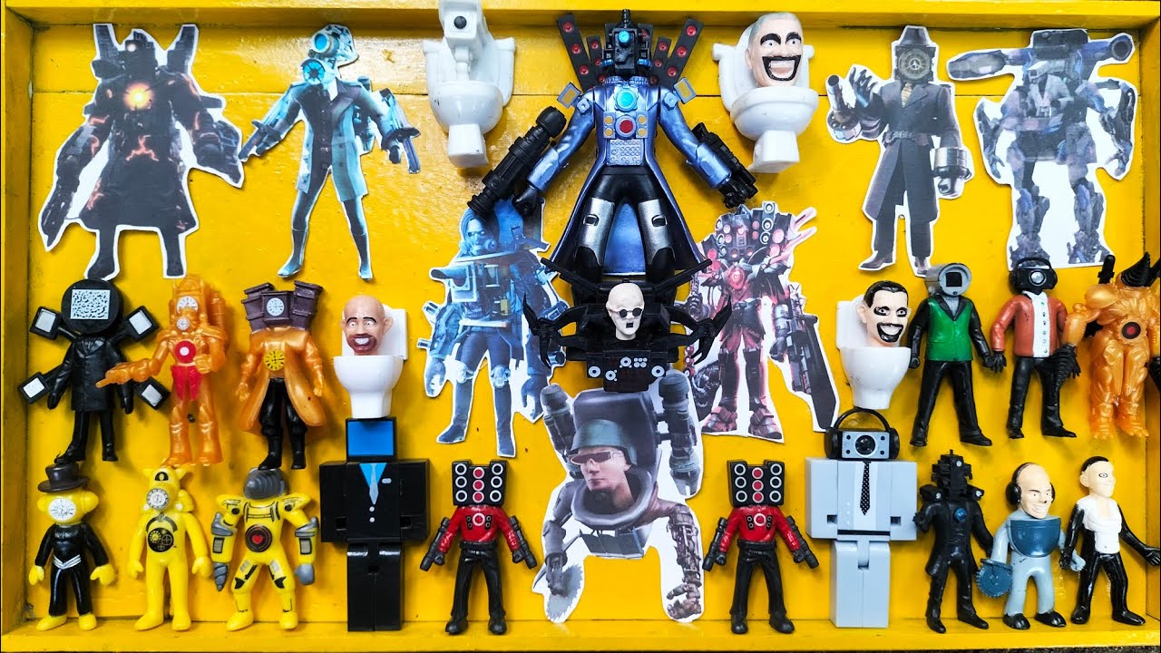 Speakerman Pop Toy Series Unboxing Popular Sticker Skibidi Drill Man speakerman-pop-toy-series-unboxing-popular-sticker-skibidi-drill-man