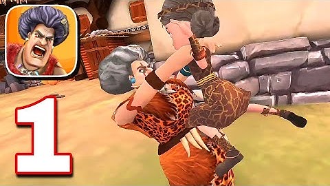 Scary Teacher Stone Age Gameplay Walkthrough Part 1 - Level 1 to 5 || Game Preview