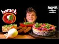 BORSCH & SALAD, БОРЩ, ASMR MUKBANG, АСМР МУКБАНГ, 먹방, 大食い, たべる(With Whispering)