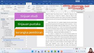 Menulis SKRIPSI BAB II - Tinjauan Studi, Tinjauan Pustaka, Kerangka Pemikiran
