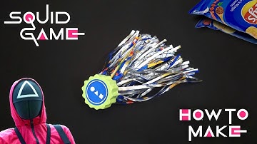 How To Make Squid Game Jegi With Chips Packet | How To Make Jegi At Home DIY