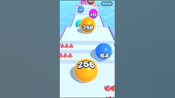 Lv. 943 Ball Run Merge Number 2048 #androidgame #iosgameplay #shorts