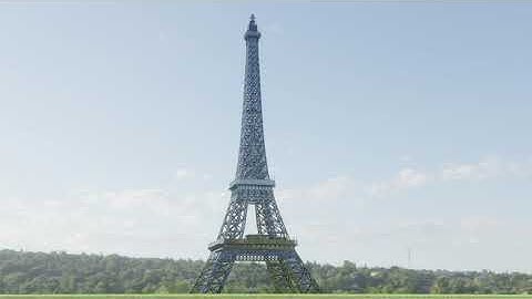 Eiffel Tower [Made in Blender]