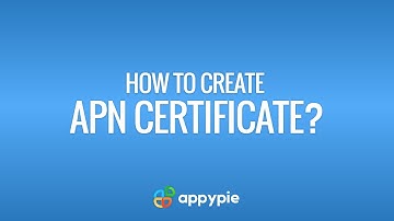 How to create APN certificate?