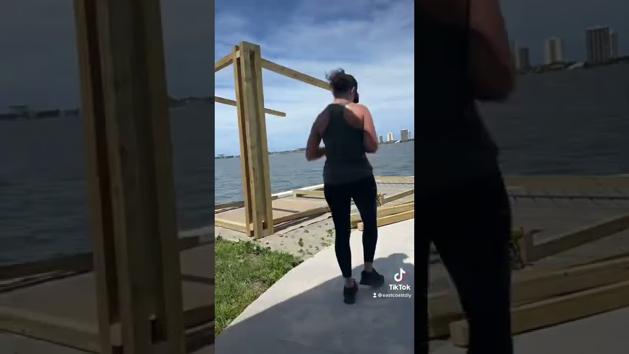 Part 3 DIY freestanding hammock using the free plans from yellawood