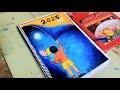 New Year Drawing 2025 /New Year oil Pastel Painting /Happy New Year Drawing 2025 /Art with samee