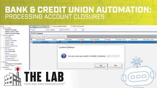 Account Closure AI + Robotic Process Automation in Banks & Credit Unions Use-Case Demo