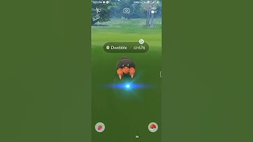 SHINY *DWEBBLE* CAUGHT | #spotlighthour #pokemongo #shorts